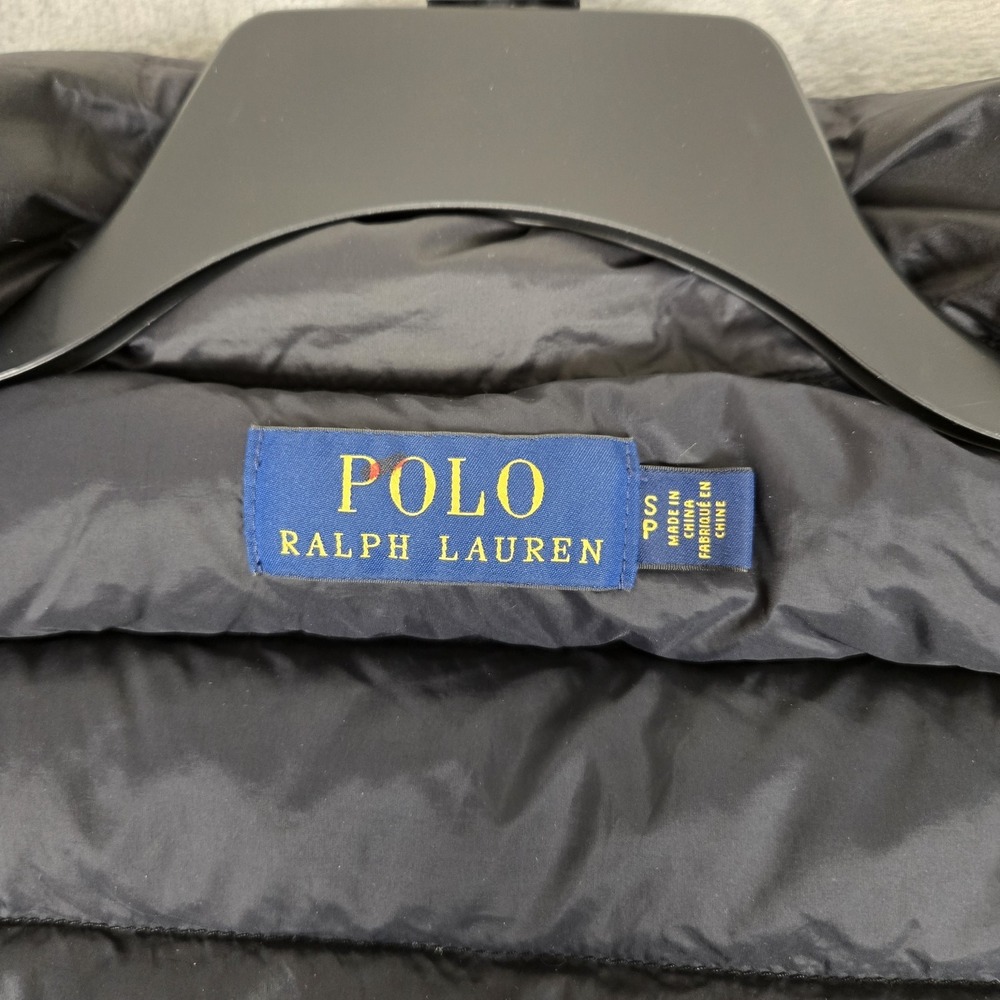 Polo Ralph Lauren Vest Mens Small White Duck Down Puffer Gilet Quilted Full Zip - Picture 4 of 8